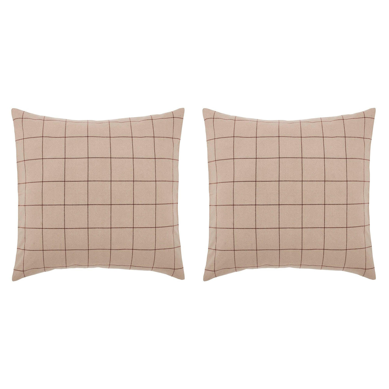 Connell Fabric Euro Sham Set of 2 26x26 - The Fox Decor