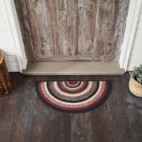 Connell Jute Rug Half Circle 16.5x33 - The Fox Decor