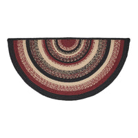 Connell Jute Rug Half Circle 16.5x33 - The Fox Decor