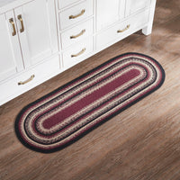 Connell Jute Rug Oval w/ Pad 17x48 - The Fox Decor