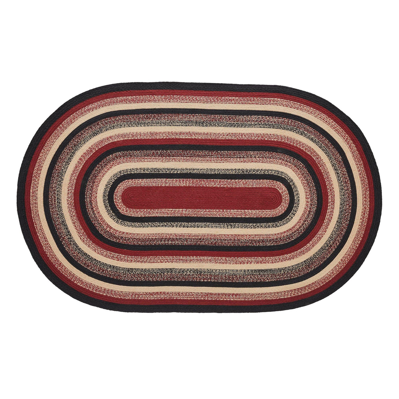 Connell Jute Rug Oval w/ Pad 36x60 - The Fox Decor