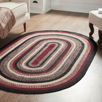 Connell Jute Rug Oval w/ Pad 48x72 - The Fox Decor