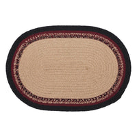 Connell Oval Placemat Stencil Stars 13x19 - The Fox Decor