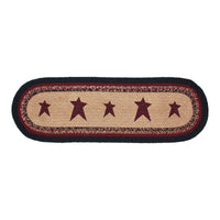 Thumbnail for Connell Oval Runner Stencil Stars 8x24 - The Fox Decor
