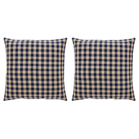 My Country Fabric Euro Sham Set of 2 26x26 - The Fox Decor