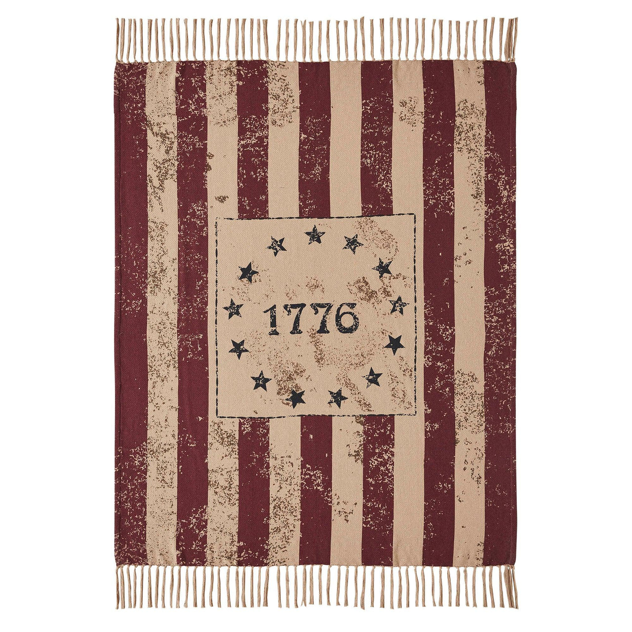 My Country 1776 Woven Throw 50x60 - The Fox Decor