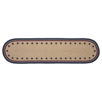 My Country Oval Runner Stencil Stars 12x48 - The Fox Decor