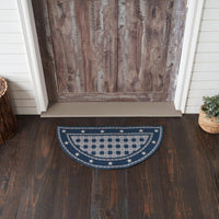 My Country Polyester Rug Half Circle 16.5x33 - The Fox Decor