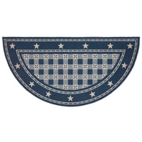 My Country Polyester Rug Half Circle 16.5x33 - The Fox Decor