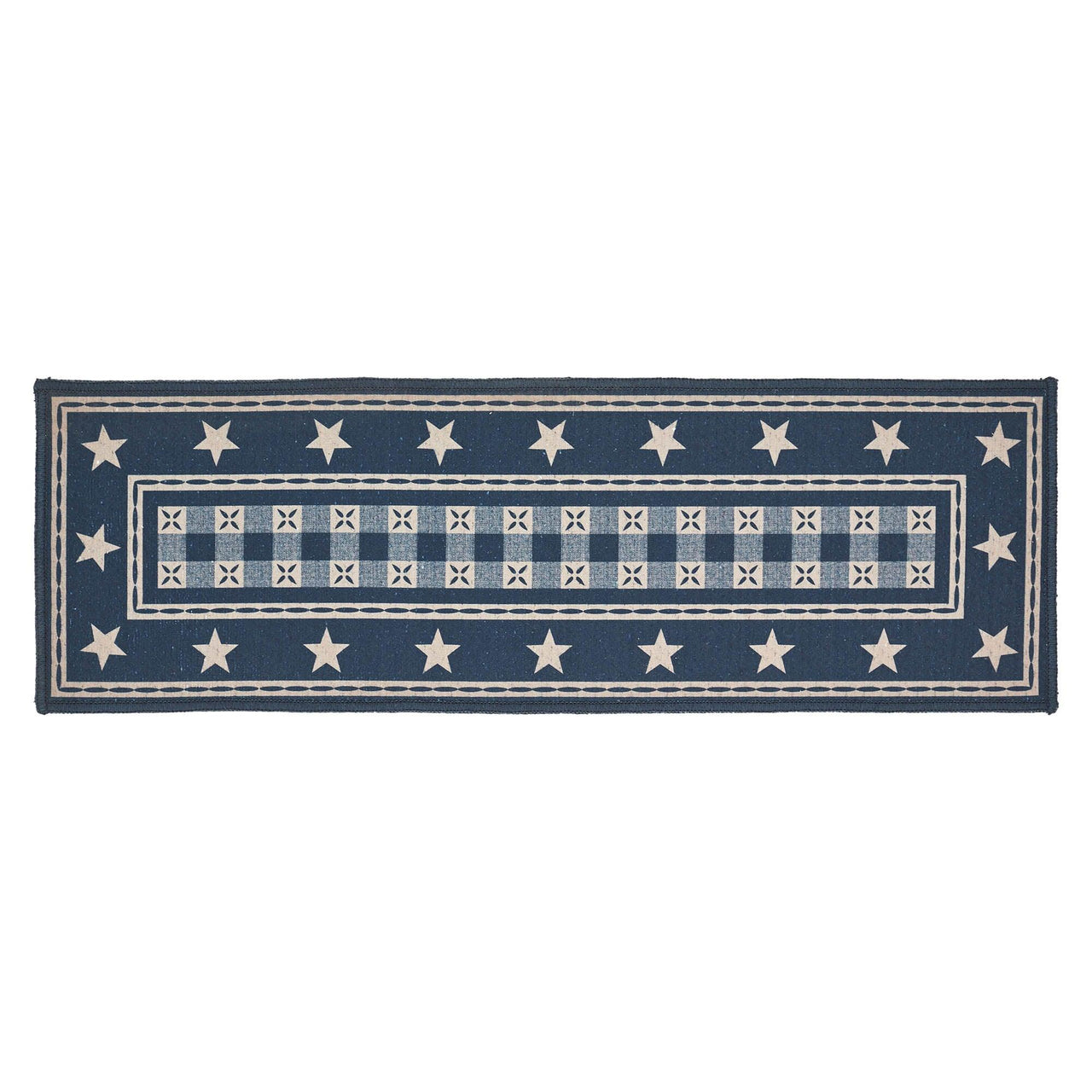 My Country Polyester Stair Tread Rect Latex 8.5x27 - The Fox Decor