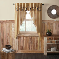 Pip Vinestar Scalloped Layered Prairie Short Panel Set of 2 63x36x18 - The Fox Decor