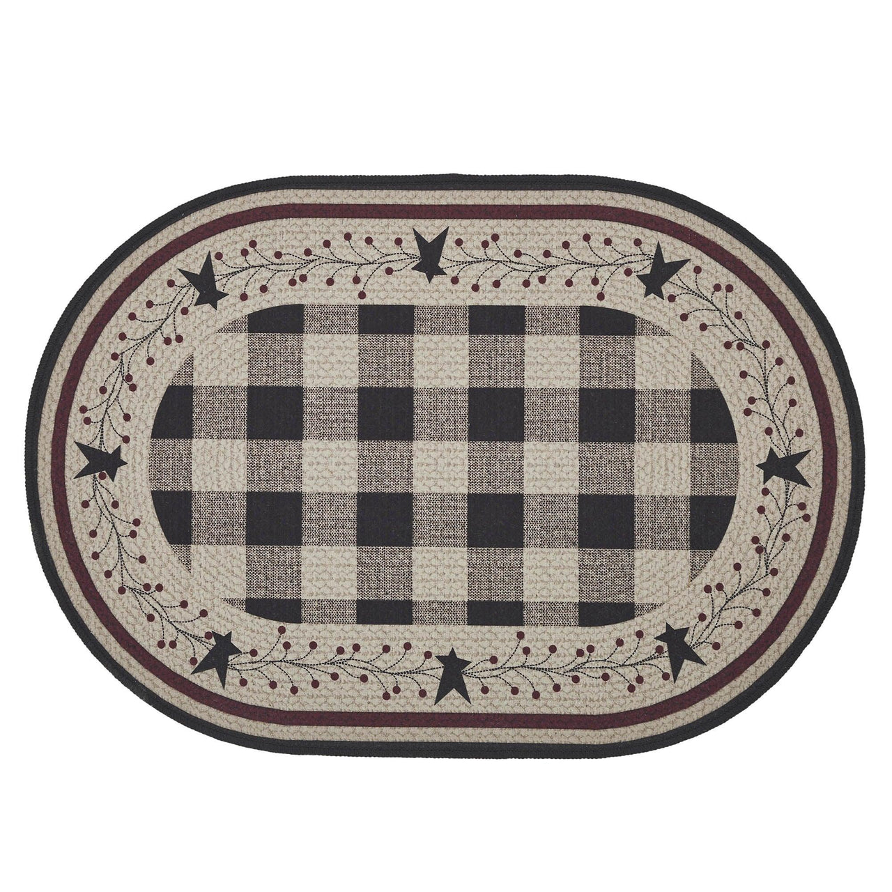 Pip Vinestar Polyester Rug Oval 20x30 - The Fox Decor