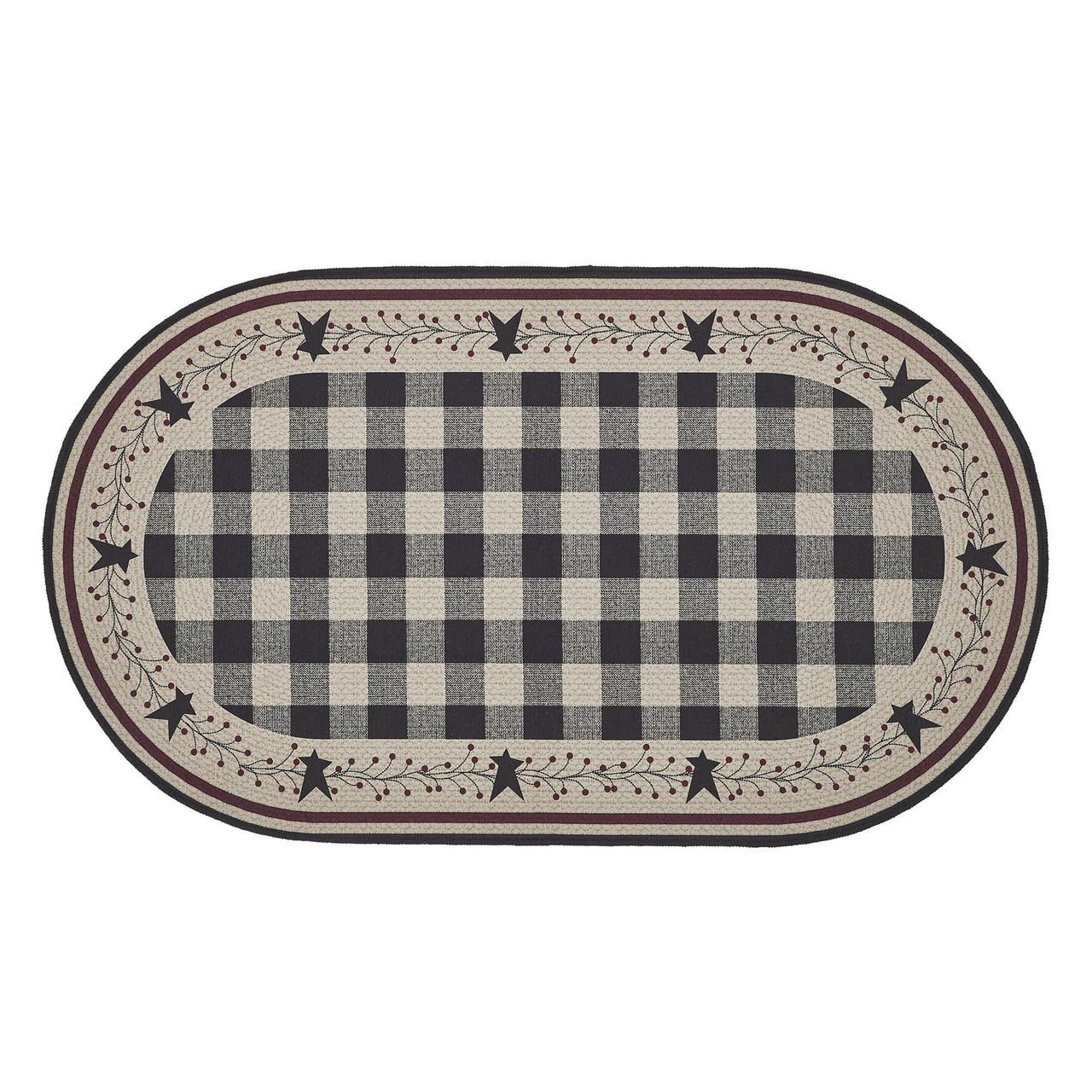 Pip Vinestar Polyester Rug Oval 27x48 - The Fox Decor