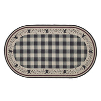 Pip Vinestar Polyester Rug Oval 27x48 - The Fox Decor