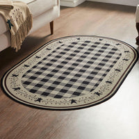Pip Vinestar Polyester Rug Oval 36x60 - The Fox Decor