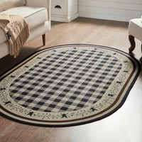 Pip Vinestar Polyester Rug Oval 48x72 - The Fox Decor