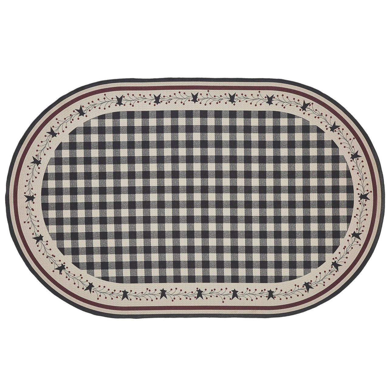 Pip Vinestar Polyester Rug Oval 60x96 - The Fox Decor