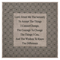 Thumbnail for Custom House Black Tan Jacquard Quilted Lap Throw 34Wx34L - The Fox Decor