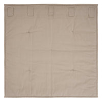 Thumbnail for Custom House Black Tan Jacquard Quilted Lap Throw 34Wx34L - The Fox Decor