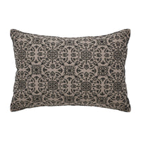 Custom House Black Tan Jacquard Blessed Pillow 9.5x14 - The Fox Decor