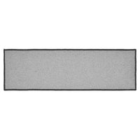 Thumbnail for Custom House Black Tan Jacquard Polyester Stair Tread Rect Latex 8.5x27
