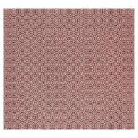 Custom House Burgundy Tan Jacquard King Coverlet 106Wx97L - The Fox Decor