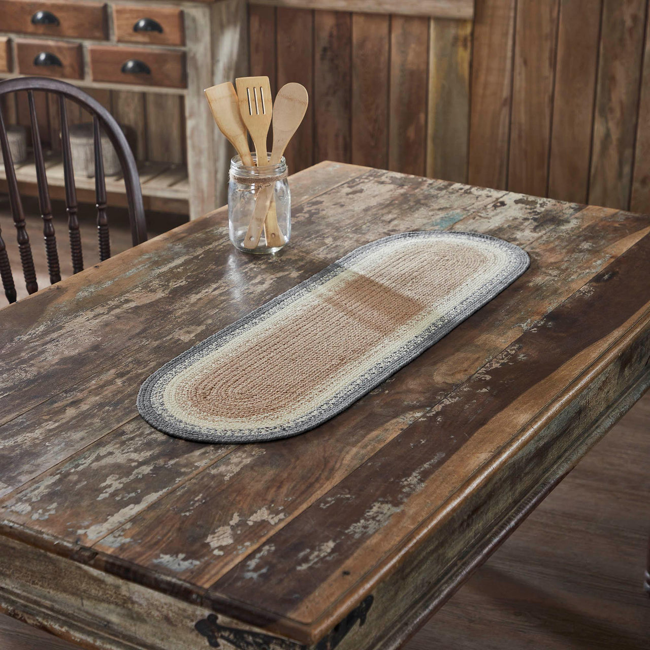 Finders Keepers Oval Runner 12x36 - The Fox Decor