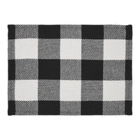 Thumbnail for Annie Buffalo Check Black Placemat Set of 2 13x19 - The Fox Decor