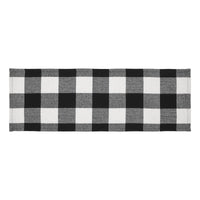 Annie Buffalo Check Black Runner 12x36 - The Fox Decor