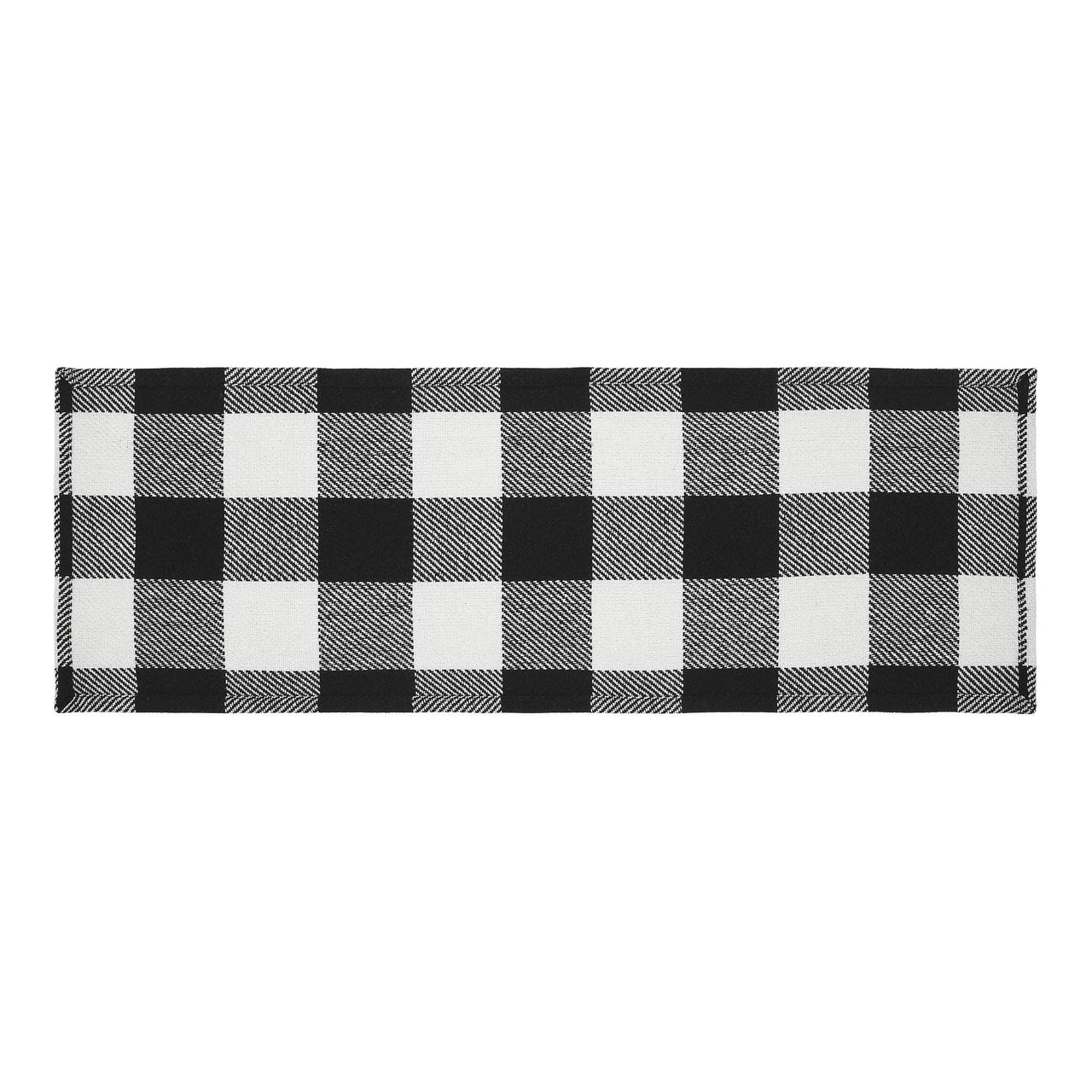 Annie Buffalo Check Black Runner 12x36 - The Fox Decor