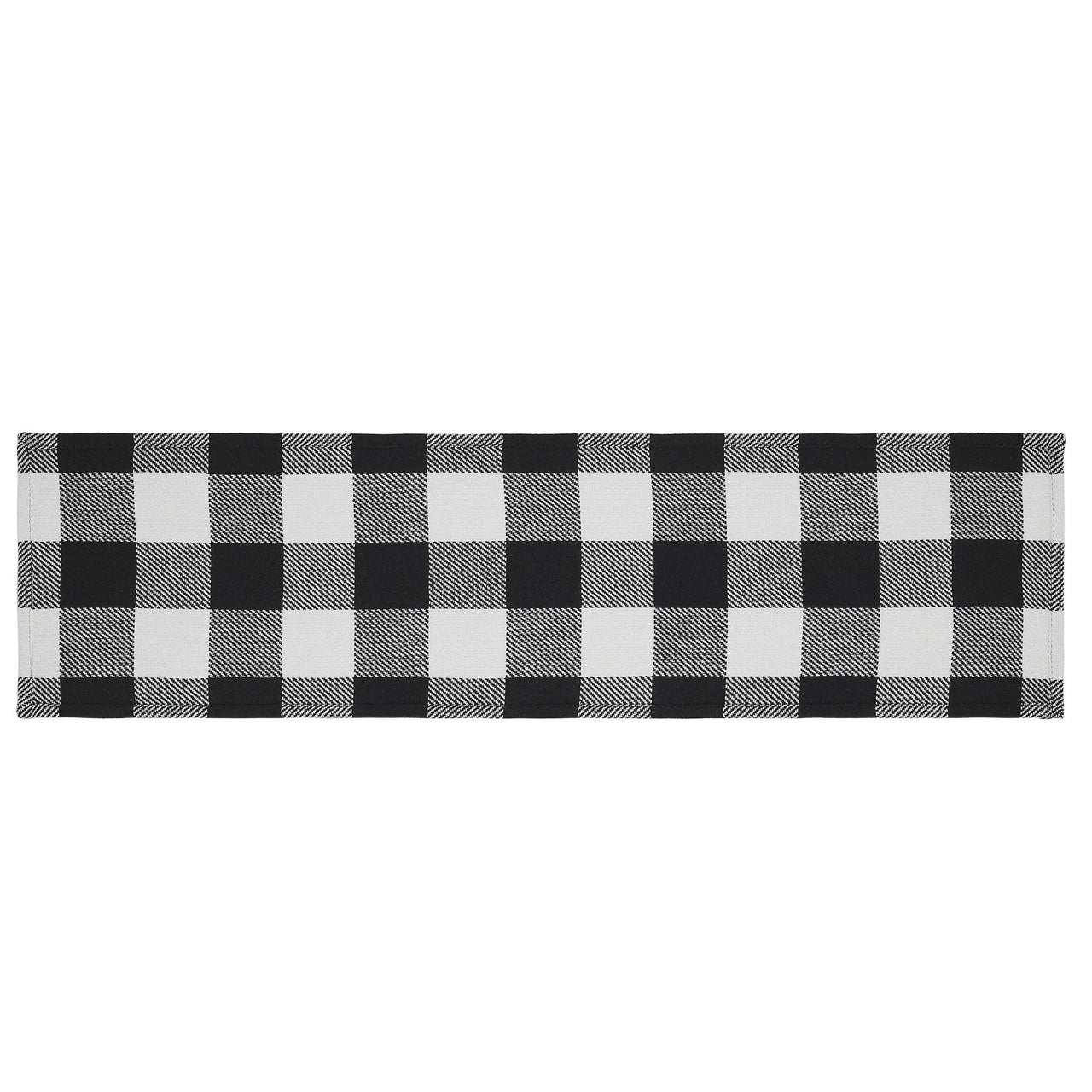 Annie Buffalo Check Black Runner 12x48 - The Fox Decor