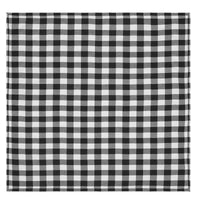 Annie Buffalo Check Black Table Topper 40x40 - The Fox Decor