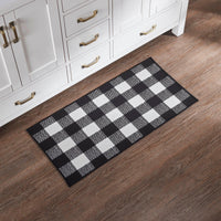 Thumbnail for Annie Buffalo Check Black Polyester Rug Rect 17x36 - The Fox Decor