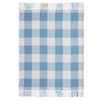 Thumbnail for Annie Buffalo Check Blue Woven Throw 50x60 - The Fox Decor