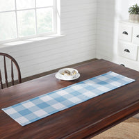 Annie Buffalo Check Blue Runner 12x48 - The Fox Decor