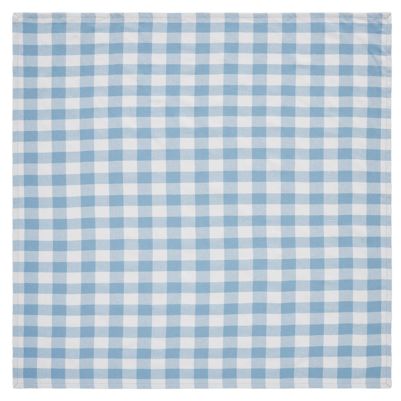 Annie Buffalo Check Blue Table Topper 40x40 - The Fox Decor