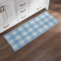 Thumbnail for Annie Buffalo Check Blue Polyester Rug Rect 17x48 - The Fox Decor