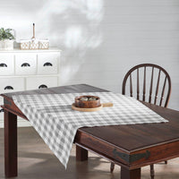 Annie Buffalo Check Grey Table Topper 40x40 - The Fox Decor