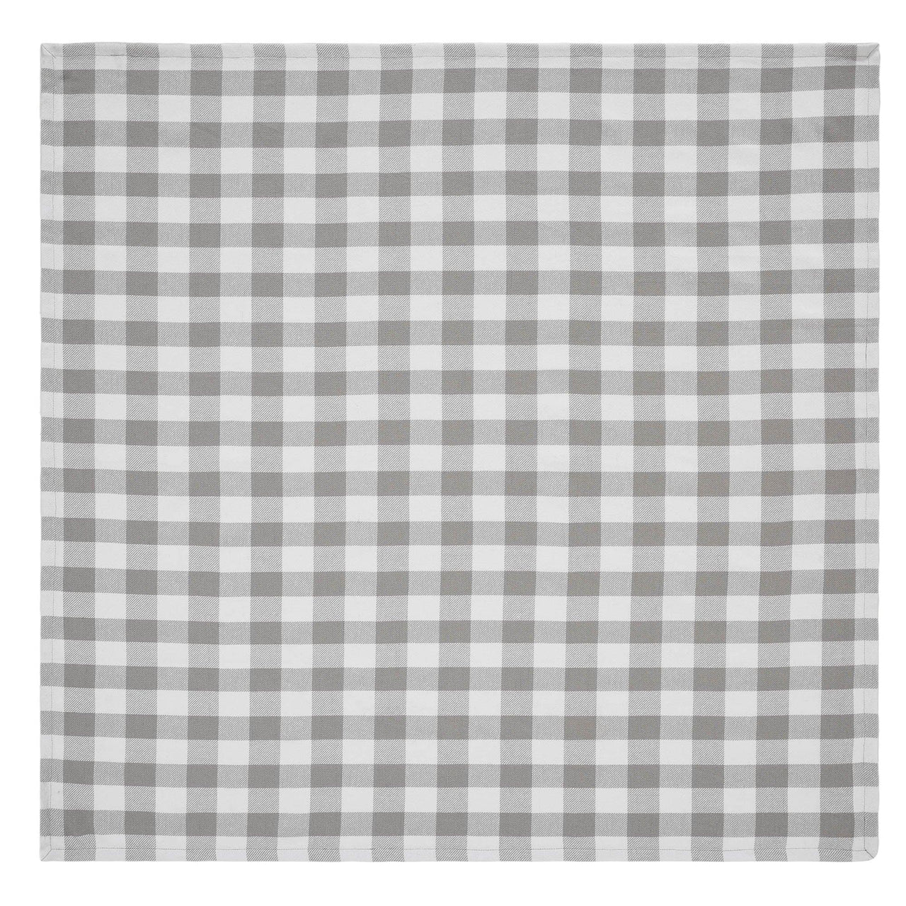 Annie Buffalo Check Grey Table Topper 40x40 - The Fox Decor