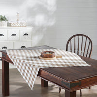 Annie Buffalo Check Portabella Table Topper 40x40 - The Fox Decor
