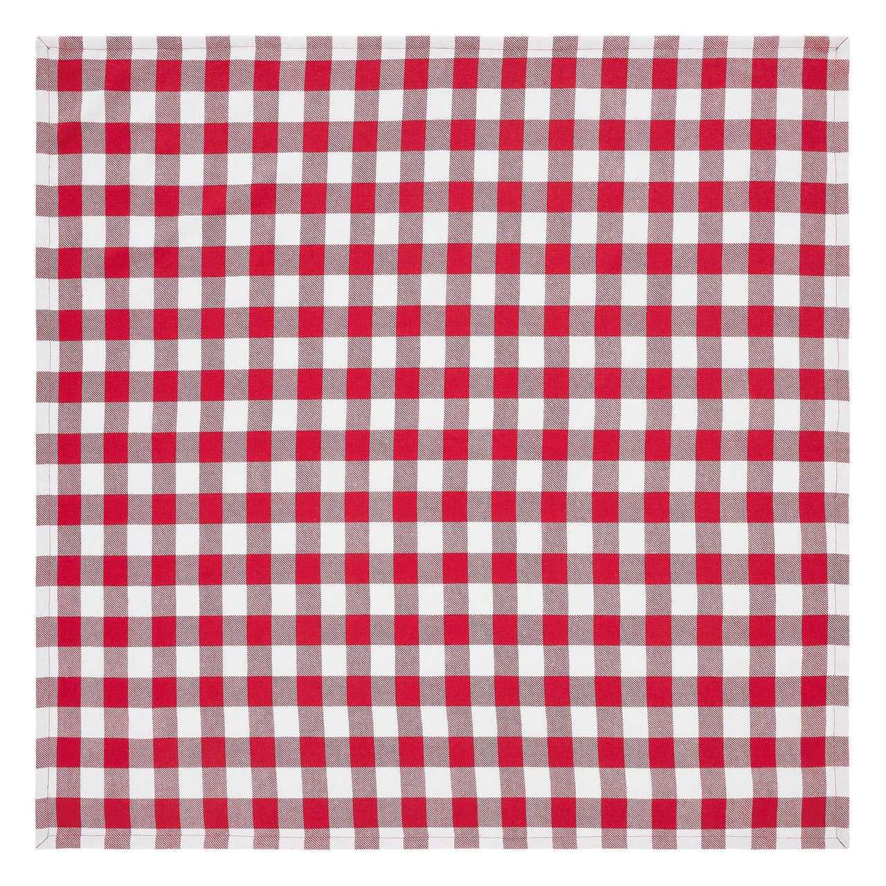 Annie Buffalo Check Red Table Topper 40x40 - The Fox Decor