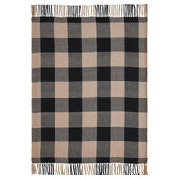 Thumbnail for Black Check Woven Throw 50x60 - The Fox Decor
