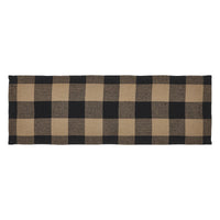 Black Check Runner 12x36 - The Fox Decor