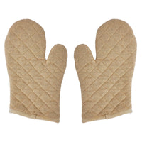 Thumbnail for Burlap Natural Oven Mitt Set of 2 - The Fox Decor