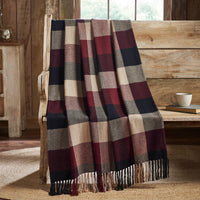 Thumbnail for Heritage Farms Primitive Check Woven Throw 50x60 - The Fox Decor