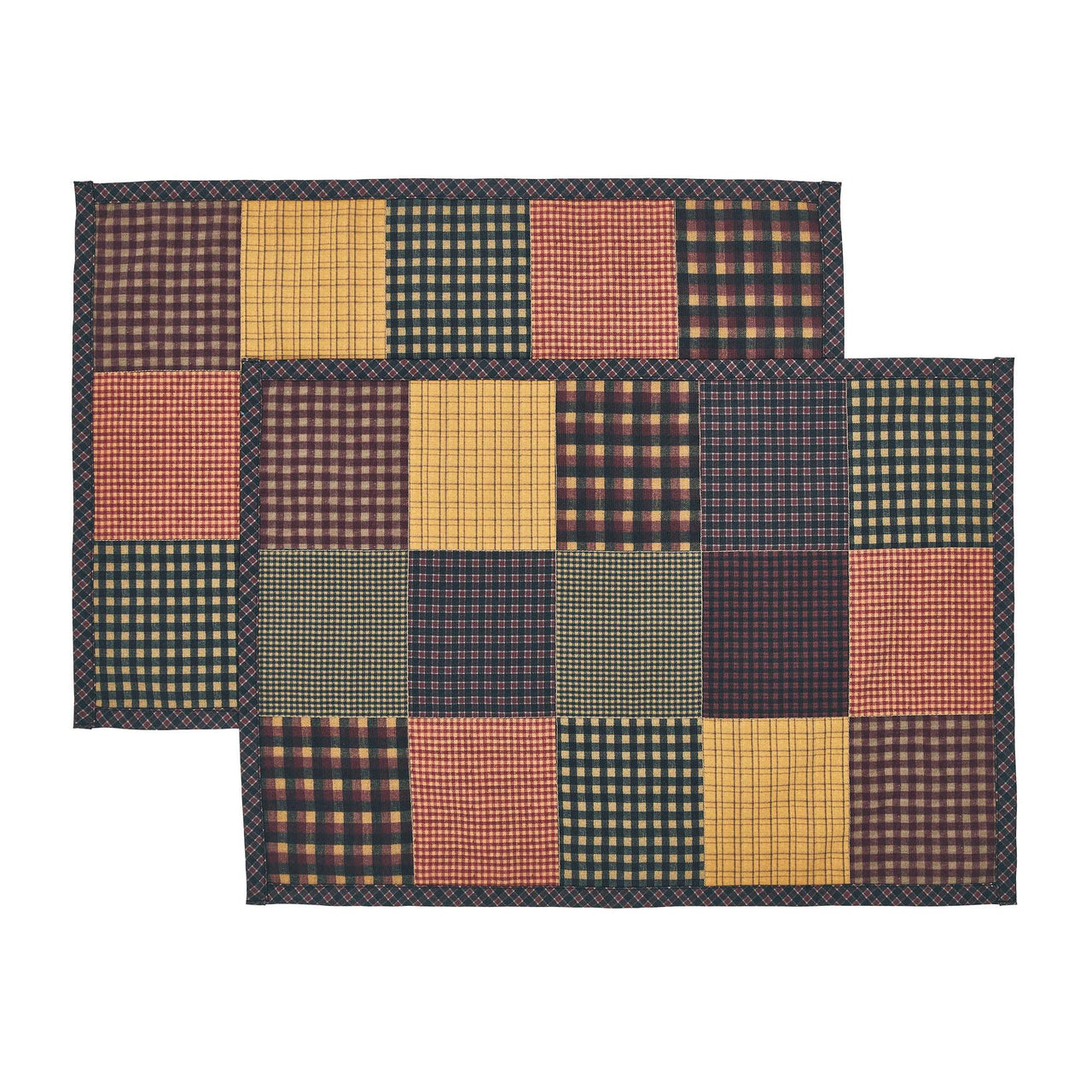 Heritage Farms Quilted Placemat Set of 2 13x19 - The Fox Decor