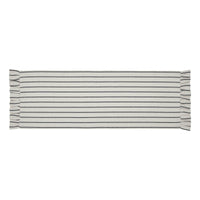 Kaila Ticking Stripe Ruffled Runner 12x36 - The Fox Decor