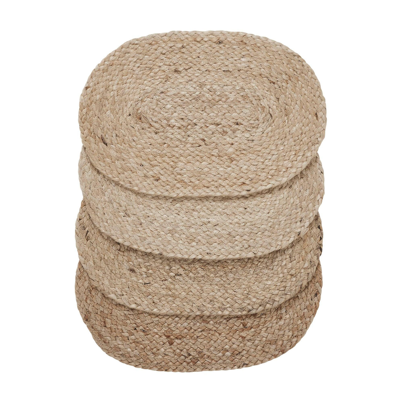 Natural Jute Placemat Set of 4 10x15 - The Fox Decor