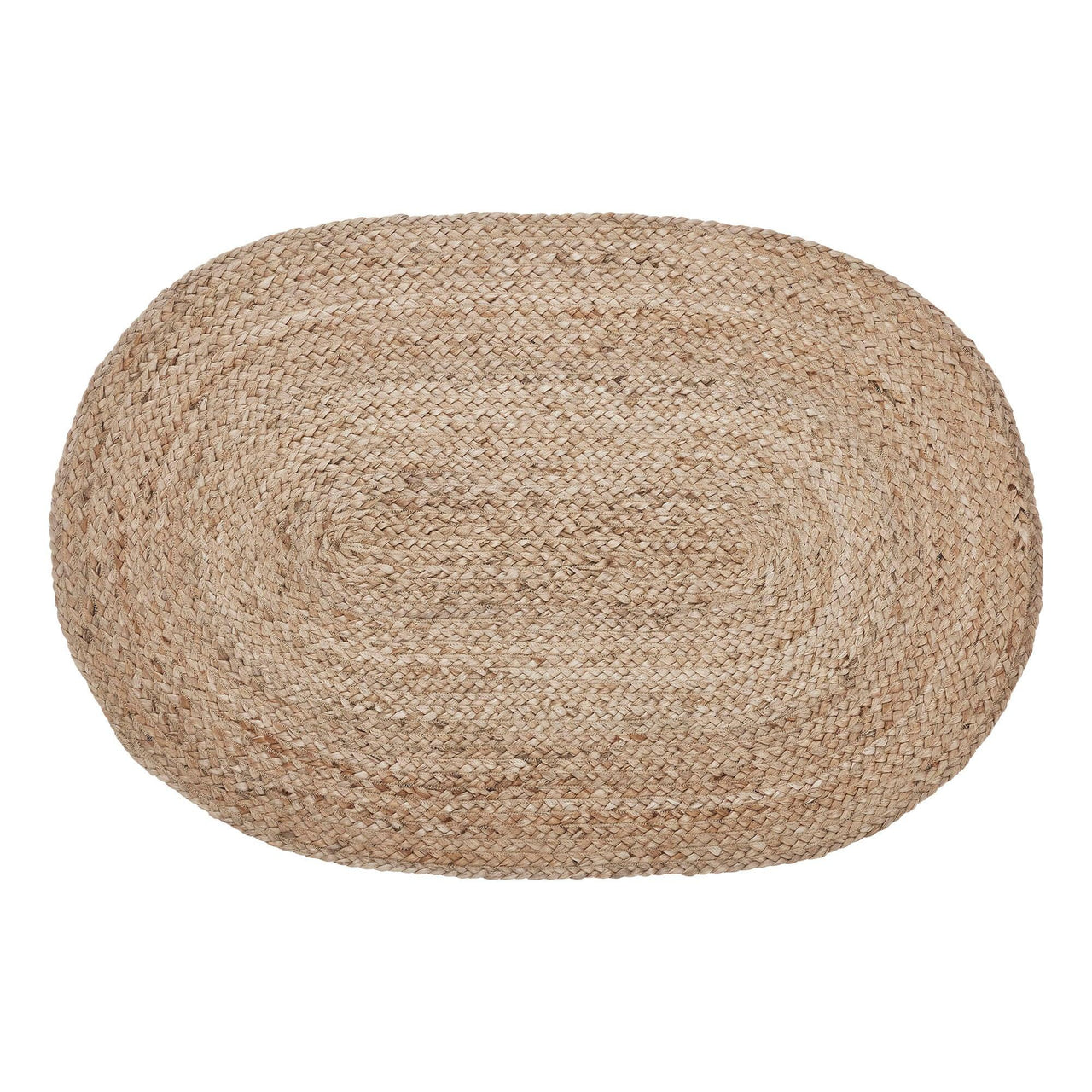 Natural Jute Rug Oval 24x36 - The Fox Decor