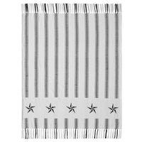 Thumbnail for Sawyer Mill Black Ticking Stripe Woven Throw 50x60 - The Fox Decor